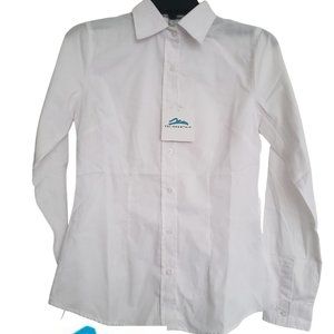 White Classic Button Down Business basic -NWT
